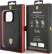 Ferrari FEHMP15LPTEK iPhone 15 Pro 6.1" czarny/black hardcase Carbon Metal Logo MagSafe 8