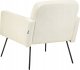 Beliani Fotel Kremowy NARKEN 2
