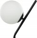 Lampa stołowa Beliani Lampa stołowa szklana 45 cm czarna WAPITI 9