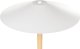 Lampa podłogowa Beliani Lampa podłogowa drewniana biała MOPPY 4