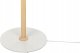 Lampa podłogowa Beliani Lampa podłogowa drewniana biała MOPPY 6