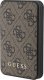 Powerbank Guess Guess Powerbank 15W GUPB5LP4GEGW 5000mAh brązowy/brown 4G Leather Metal Logo 1