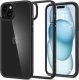 Spigen Etui do iPhone 15 Plus Spigen Ultra Hybrid Case obudowa plecki czarne Matte Black 11