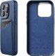 Troubadour Goods Limited Mujjo Full Leather Wallet Case - etui skórzane do iPhone 15 Pro kompatybilne z MagSafe (monaco blue) 10