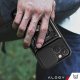 Alogy Etui pancerne do iPhone 15 Camshield Case Ring Alogy Stand z osłonką na aparat slide czarne 11