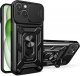 Alogy Etui pancerne do iPhone 15 Camshield Case Ring Alogy Stand z osłonką na aparat slide czarne 12