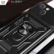 Alogy Etui pancerne do iPhone 15 Camshield Case Ring Alogy Stand z osłonką na aparat slide czarne 4