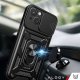 Alogy Etui pancerne do iPhone 15 Camshield Case Ring Alogy Stand z osłonką na aparat slide czarne 5