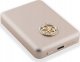 Powerbank Guess Guess Powerbank indukcyjny 15W GUPBM5AL4DMD 5000mAh złoty/gold MagSafe 4G Strassed Metal Logo 1