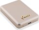 Powerbank Guess Guess Powerbank indukcyjny 15W GUPBM5ALGSGD 5000mAh złoty/gold MagSafe Metal Script Logo 1