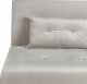 Beliani Sofa rozkładana welurowa jasnoszara FARRIS 15