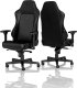 Fotel Noblechairs HERO z prawdziwej skóry - czarny/czarny (GAGC-118) 1