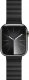 Crong Crong Eclipse - Skórzany pasek magnetyczny Apple Watch 42/44/45/49 mm (czarny) 1