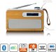 Radio Lenco Lenco PDR-040EF bamboo 1