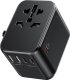 Ładowarka Wekome WEKOME WP-U03 Pop Digital Series - Ładowarka / Adapter podróżny EU / UK / US / AU + 3x USB-C & 2x USB-A 30W (Czarny) 1