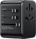 Ładowarka Wekome WEKOME WP-U03 Pop Digital Series - Ładowarka / Adapter podróżny EU / UK / US / AU + 3x USB-C & 2x USB-A 30W (Czarny) 1