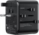 Ładowarka Wekome WEKOME WP-U03 Pop Digital Series - Ładowarka / Adapter podróżny EU / UK / US / AU + 3x USB-C & 2x USB-A 30W (Czarny) 4