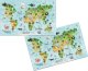 Herma Podkładka biurkowa mapa świata 55x35 3 szt. 1