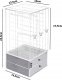 Verk Jewellery organiser casket display suede 3