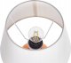 Lampa stołowa Beliani Lampa stołowa ceramiczna pomarańczowa FABILOS 4