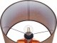 Lampa stołowa Beliani Lampa stołowa ceramiczna pomarańczowa LABRADA 3