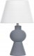 Lampa stołowa Beliani Lampa stołowa ceramiczna szara FABILOS 1