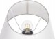 Lampa stołowa Beliani Lampa stołowa ceramiczna szara FABILOS 5