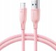 Kabel USB Joyroom USB-A - USB-C 1 m Różowy (JYR797) 1