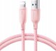 Kabel USB Joyroom USB-A - Lightning 1 m Różowy (JYR792) 1