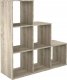 FMD Przegroda pokojowa, 6 przegród, 104,3x32,6x106,5 cm, dąb piaskowy 1