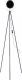 Lampa podłogowa Trends4You Lampa podłogowa metalowa czarna 148 cm 4