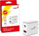 Ładowarka Genius GENIUS nabíječka PD-20AC, 20W, rychlé nabíjení, USB-C PD3.0, USB-A QC3.0, bílá 2