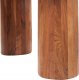 Beliani Stolik kawowy z drewna akacjowego jasny COLINA 5