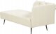 Beliani Szezlong boucle prawostronny biały RIOM 5