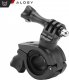 Alogy Uchwyt rowerowy do GoPro Hero 12 11 10 9 8 7 DJI Action SJ7 SJ6 do kamer na kierownicę motocykl rower Alogy obrotowy czarny 11