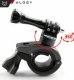 Alogy Uchwyt rowerowy do GoPro Hero 12 11 10 9 8 7 DJI Action SJ7 SJ6 do kamer na kierownicę motocykl rower Alogy obrotowy czarny 4