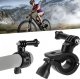 Alogy Uchwyt rowerowy do GoPro Hero 12 11 10 9 8 7 DJI Action SJ7 SJ6 do kamer na kierownicę motocykl rower Alogy obrotowy czarny 8