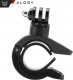 Alogy Uchwyt rowerowy do GoPro Hero 12 11 10 9 8 7 DJI Action SJ7 SJ6 do kamer na kierownicę motocykl rower Alogy obrotowy czarny 9