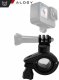 Alogy Uchwyt rowerowy do GoPro Hero 12 11 10 9 8 7 DJI Action SJ7 SJ6 do kamer na kierownicę motocykl rower Alogy obrotowy czarny 10