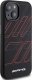 Mercedes AMG AMHMP15S23SSPK iPhone 15 / 14 / 13 6.1" czarny/black hardcase Silicone Large Rhombuses Pattern MagSafe 17