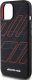 Mercedes AMG AMHMP15S23SSPK iPhone 15 / 14 / 13 6.1" czarny/black hardcase Silicone Large Rhombuses Pattern MagSafe 19