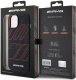Mercedes AMG AMHMP15S23SSPK iPhone 15 / 14 / 13 6.1" czarny/black hardcase Silicone Large Rhombuses Pattern MagSafe 21