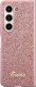 Guess Etui Guess GUHCZFD5HGGSHP Samsung Galaxy Z Fold 5 hardcase Glitter Script różowy/pink 12