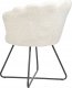 Beliani Fotel boucle biały LOVELOCK 6