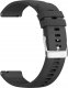 Beline Beline pasek Watch 22mm Grid Texture Silicone czarny /black box 1