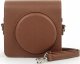 Pokrowiec LoveInstant Futerał Etui Pokrowiec Case Do Fuji Fujifilm Instax Square Sq40 Sq 40 / Brązowy 10