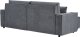 Beliani Narożnik prawostronny rozkładany z pojemnikiem ciemnoszary KARILA 4