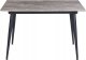 Beliani Stół do jadalni rozkładany 120/150 x 80 cm imitacja kamienia szary EFTALIA 3