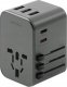 Ładowarka Energea ENERGEA ład. siec. 3xUSB+2xUSB-C PD-PPS-QC 3.0 35.5W 3A2C adapter 4w1 US/UA/EU/UK szary/gunmetal Travelworld 1