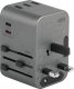 Ładowarka Energea ENERGEA ład. siec. 3xUSB+2xUSB-C PD-PPS-QC 3.0 35.5W 3A2C adapter 4w1 US/UA/EU/UK szary/gunmetal Travelworld 3